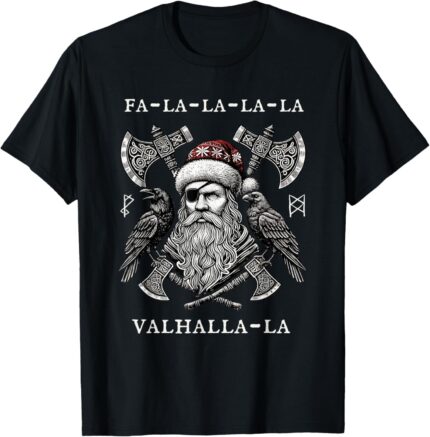 Fa La La Valhalla Viking Ship Ugly Christmas