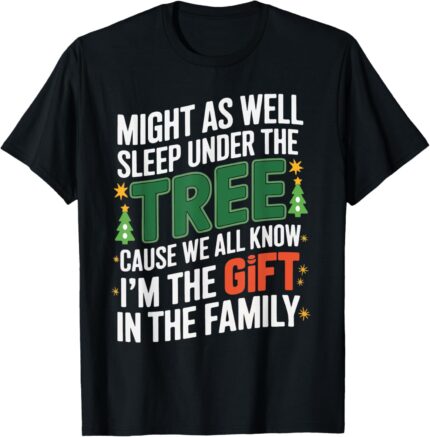 Funny Christmas Tee Shirts Kids Mens Xmas Pajamas Women Boys