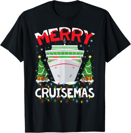 Merry Cruisemas Funny Cruise Ship Family Cruising Christmas